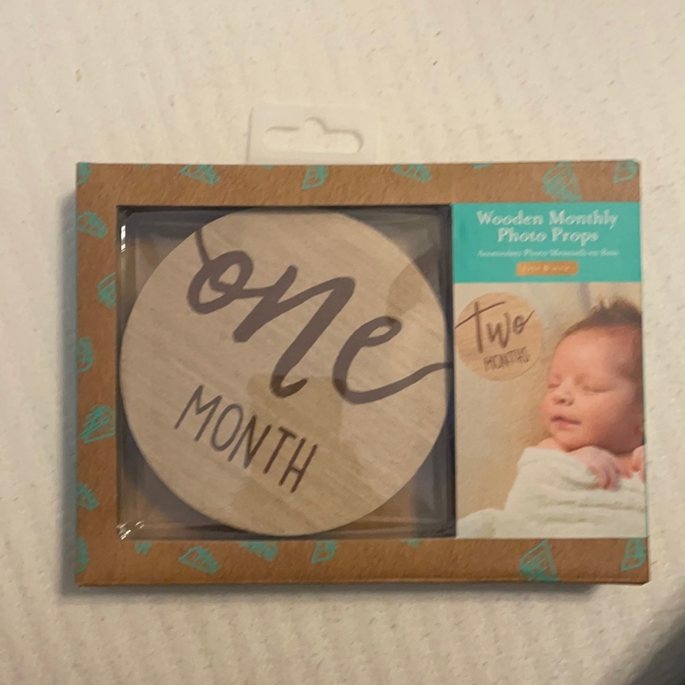 Wooden Milestone Photo Props